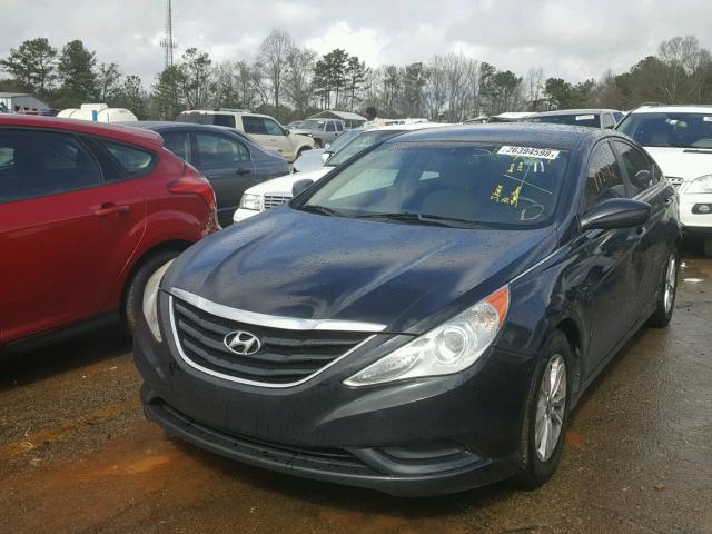 5NPEB4AC4BH104108 - 2011 HYUNDAI SONATA GLS BLACK photo 2