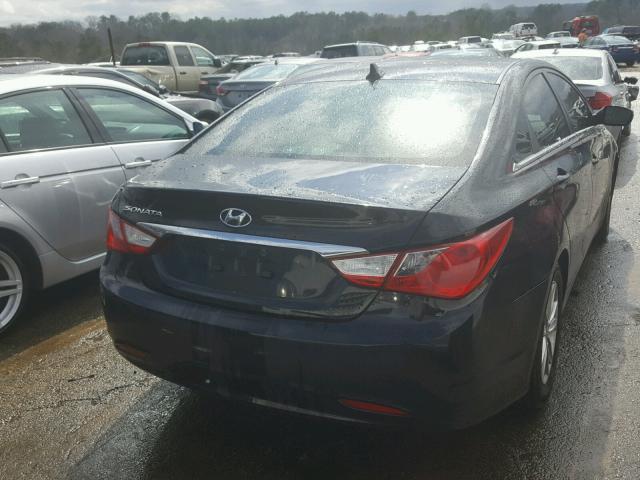 5NPEB4AC4BH104108 - 2011 HYUNDAI SONATA GLS BLACK photo 4