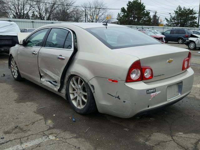 1G1ZE5E15BF302559 - 2011 CHEVROLET MALIBU LTZ BEIGE photo 3