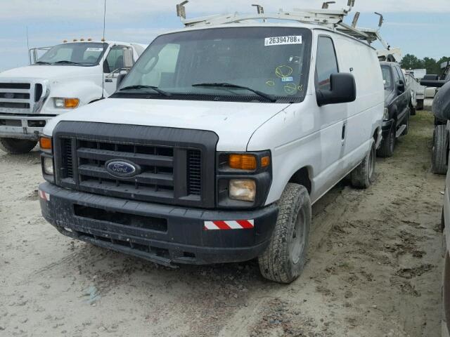 1FTNE24L78DA86046 - 2008 FORD ECONOLINE WHITE photo 2