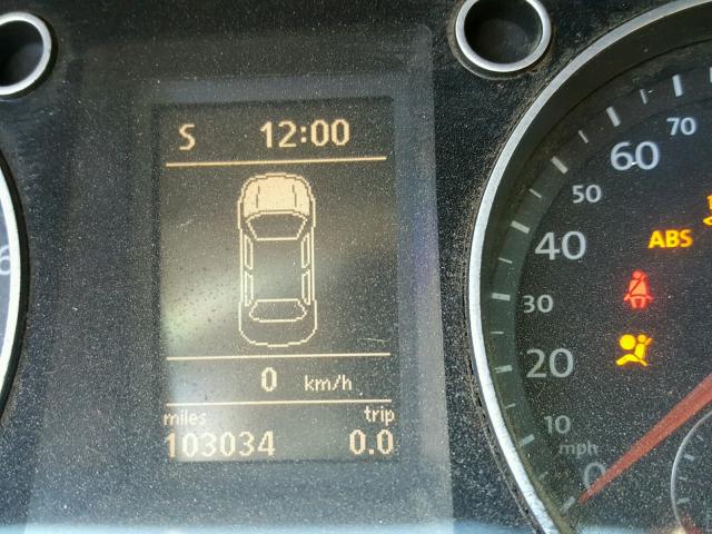 WVWNL73C29E514623 - 2009 VOLKSWAGEN CC SPORT BLACK photo 8