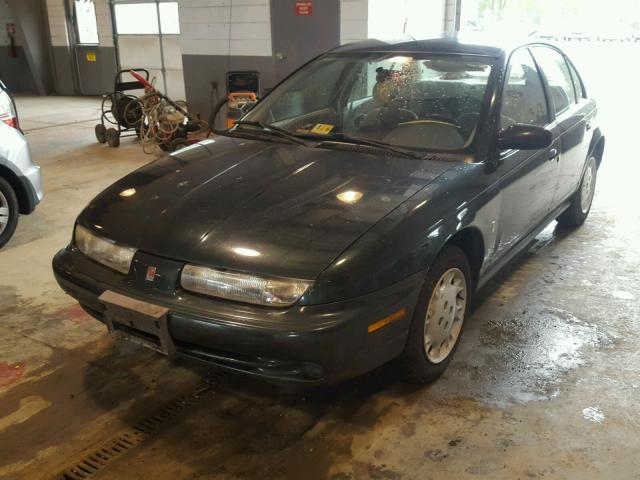 1G8ZK5276VZ308537 - 1997 SATURN SL2 GREEN photo 2