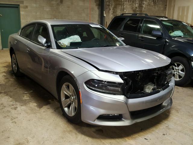 2C3CDXHG8FH826888 - 2015 DODGE CHARGER SX SILVER photo 1