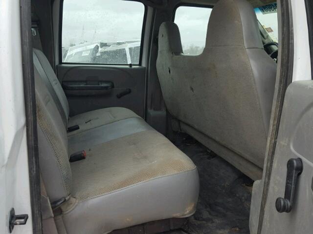 1F0WW36P26ED52907 - 2006 FORD F350 SUPER WHITE photo 6