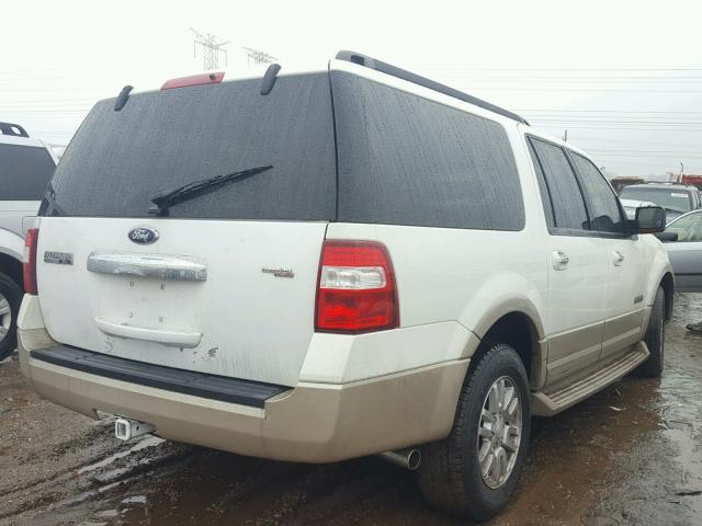 1FMFK18578LA77688 - 2008 FORD EXPEDITION WHITE photo 4