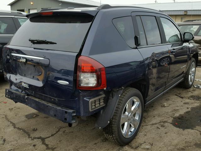 1C4NJCEA0ED628954 - 2014 JEEP COMPASS LA BLUE photo 4