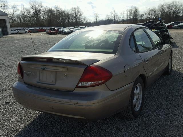 1FAFP53U27A110933 - 2007 FORD TAURUS SE BROWN photo 4