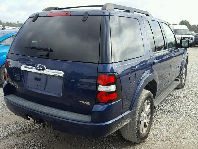 1FMEU73E87UB80028 - 2007 FORD EXPLORER X BLUE photo 4