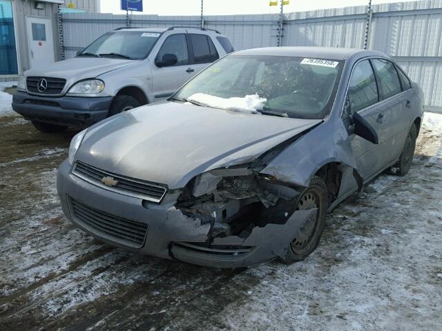 2G1WT58N279115478 - 2007 CHEVROLET IMPALA LT GRAY photo 2