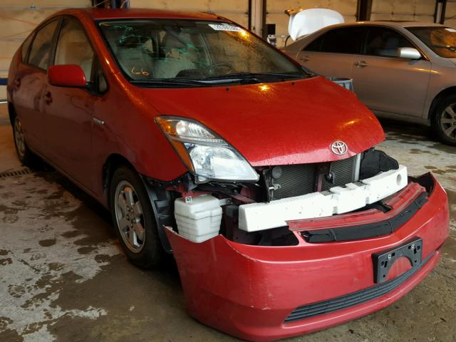 JTDKB20U873272421 - 2007 TOYOTA PRIUS RED photo 1