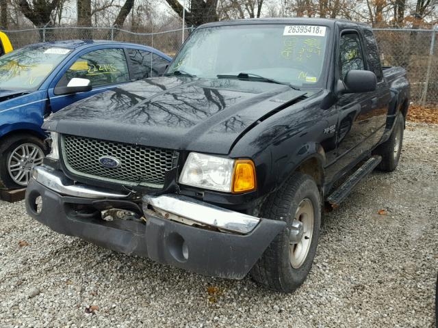 1FTZR15E41PB76100 - 2001 FORD RANGER SUP BLACK photo 2