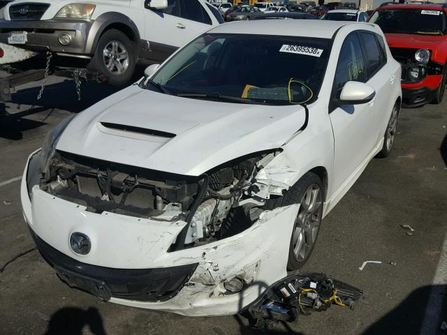 JM1BL1L45C1501050 - 2012 MAZDA SPEED 3 WHITE photo 2