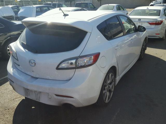 JM1BL1L45C1501050 - 2012 MAZDA SPEED 3 WHITE photo 4