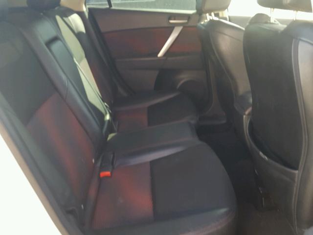 JM1BL1L45C1501050 - 2012 MAZDA SPEED 3 WHITE photo 6