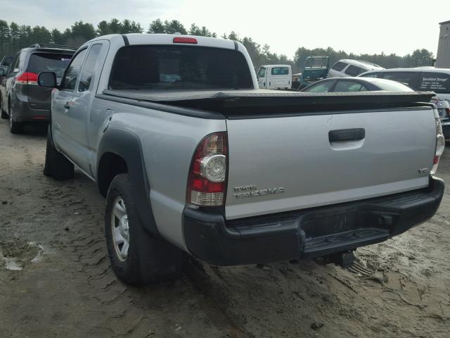 5TEUU42N69Z628583 - 2009 TOYOTA TACOMA ACC SILVER photo 3