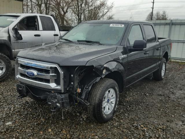 1FTEW1E89FKF07341 - 2015 FORD F150 SUPER BLACK photo 2