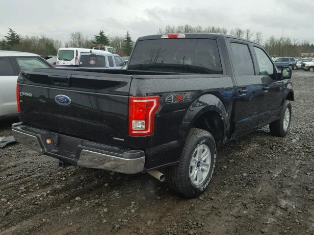 1FTEW1E89FKF07341 - 2015 FORD F150 SUPER BLACK photo 4