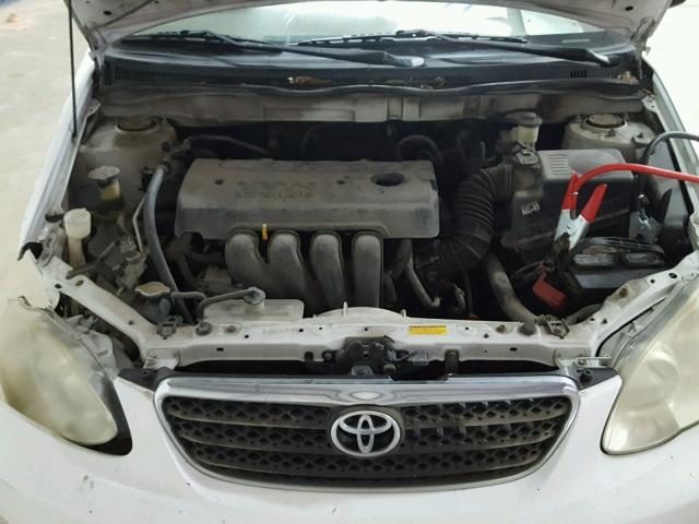 1NXBR32E97Z822464 - 2007 TOYOTA COROLLA CE WHITE photo 7