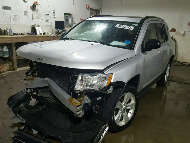 1J4NF1FBXBD259362 - 2011 JEEP COMPASS SP SILVER photo 2