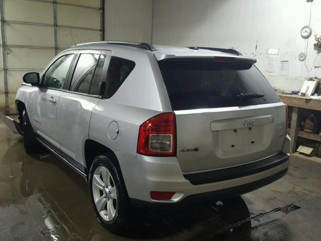 1J4NF1FBXBD259362 - 2011 JEEP COMPASS SP SILVER photo 3