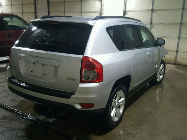 1J4NF1FBXBD259362 - 2011 JEEP COMPASS SP SILVER photo 4