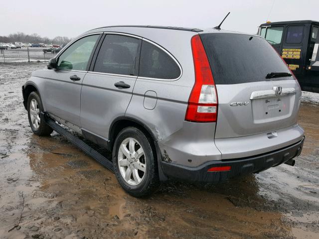 JHLRE48578C014703 - 2008 HONDA CR-V EX SILVER photo 3