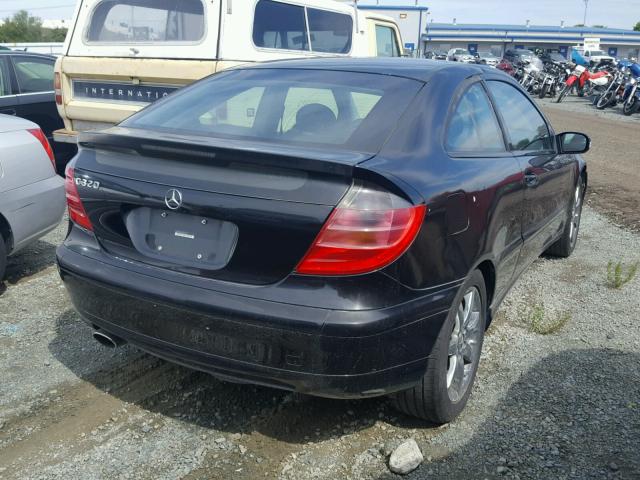 WDBRN64J63A495364 - 2003 MERCEDES-BENZ C 320 SPOR BLACK photo 4
