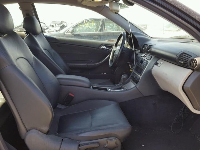 WDBRN64J63A495364 - 2003 MERCEDES-BENZ C 320 SPOR BLACK photo 5