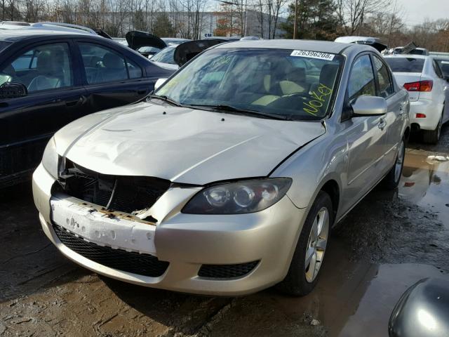 JM1BK12G861545790 - 2006 MAZDA 3 I SILVER photo 2