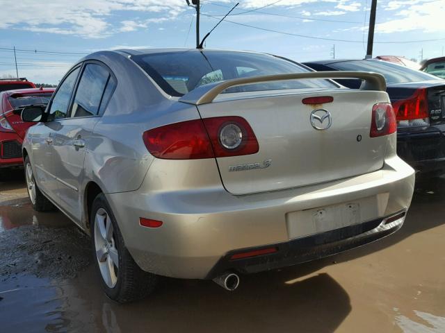 JM1BK12G861545790 - 2006 MAZDA 3 I SILVER photo 3