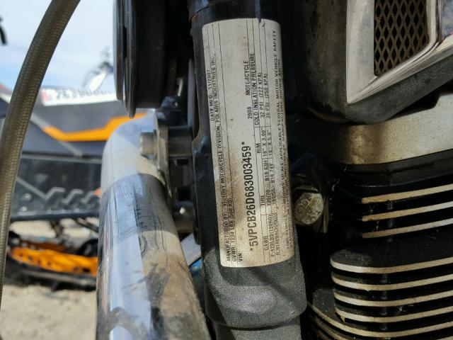 5VPCB26D683003459 - 2008 VICTORY MOTORCYCLES KINGPIN მუქწითელი ფოტო 10