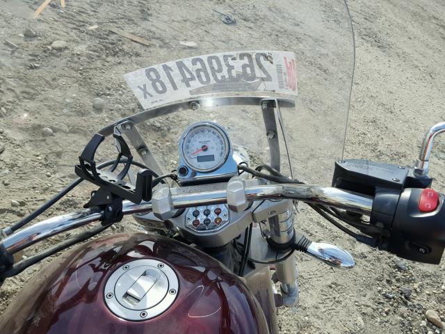 5VPCB26D683003459 - 2008 VICTORY MOTORCYCLES KINGPIN მუქწითელი ფოტო 9
