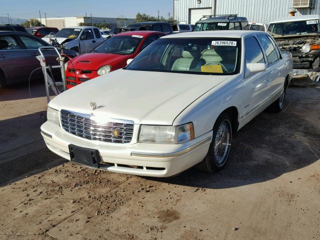 1G6KE54Y6XU757398 - 1999 CADILLAC DEVILLE DE WHITE photo 2