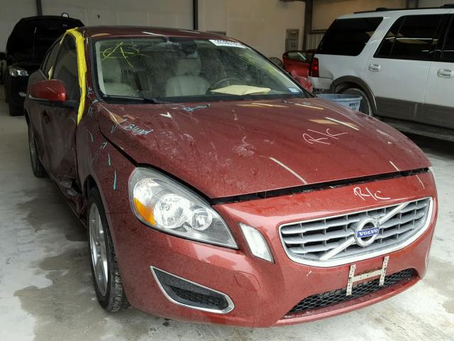 YV1622FS7C2124214 - 2012 VOLVO S60 T5 MAROON photo 1