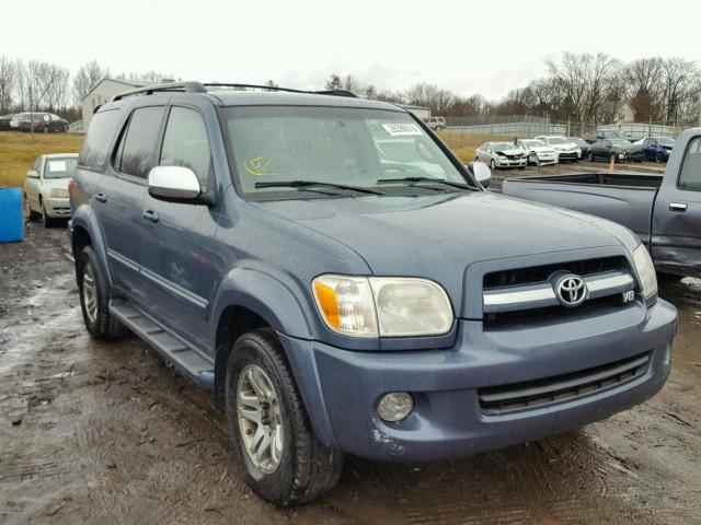 5TDBT48A47S279156 - 2007 TOYOTA SEQUOIA LI BLUE photo 1