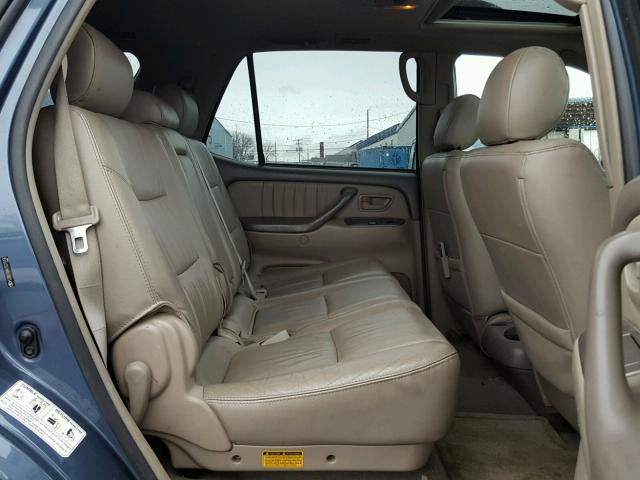 5TDBT48A47S279156 - 2007 TOYOTA SEQUOIA LI BLUE photo 6