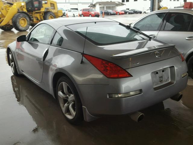 JN1AZ34D76M330148 - 2006 NISSAN 350Z COUPE SILVER photo 3