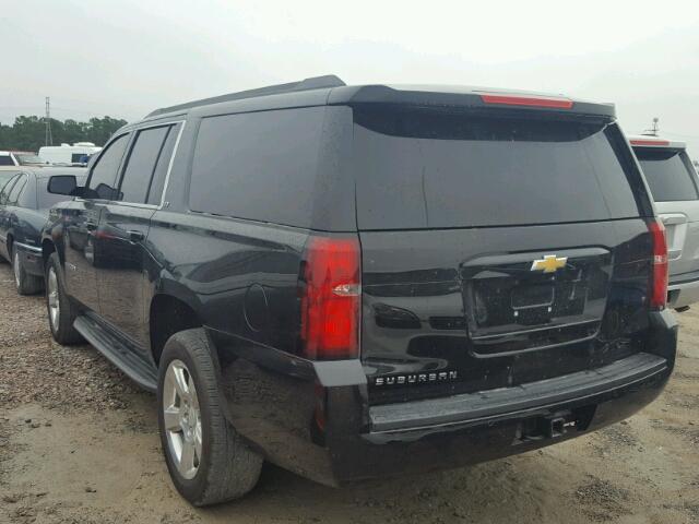 1GNSCHKC5GR160412 - 2016 CHEVROLET SUBURBAN C BLACK photo 3