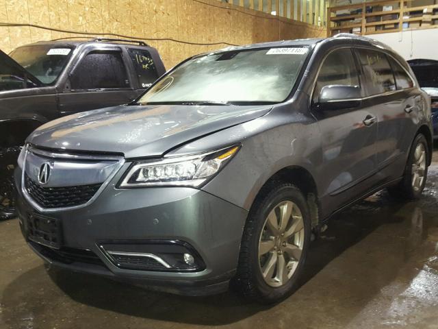 5FRYD4H84FB025324 - 2015 ACURA MDX ADVANC 绿色 照片 2