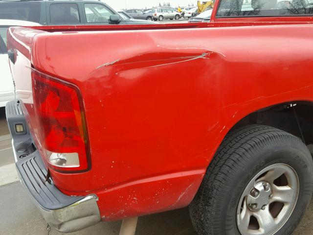 1D7HA16K93J577824 - 2003 DODGE RAM 1500 S RED photo 9