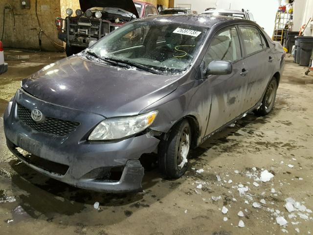 JTDBL40E399081670 - 2009 TOYOTA COROLLA BA GRAY photo 2