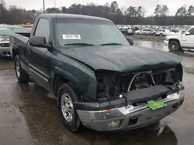 1GCEC14T34Z239213 - 2004 CHEVROLET SILVERADO GREEN photo 1