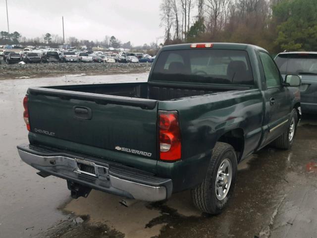 1GCEC14T34Z239213 - 2004 CHEVROLET SILVERADO GREEN photo 4