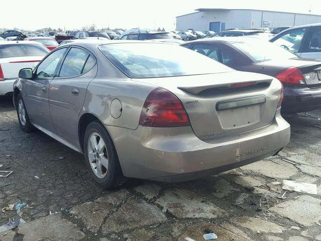 2G2WP552261167085 - 2006 PONTIAC GRAND PRIX BROWN photo 3