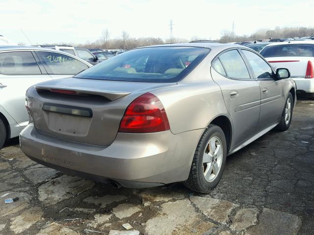 2G2WP552261167085 - 2006 PONTIAC GRAND PRIX BROWN photo 4