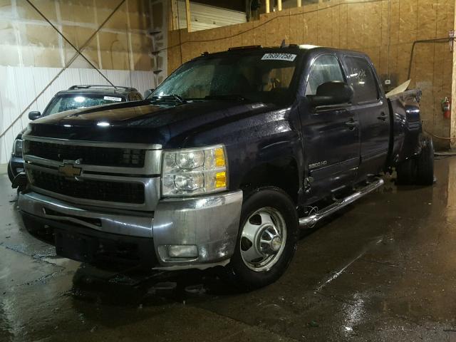 1GC7K0BG6AF136652 - 2010 CHEVROLET SILVERADO BLUE photo 2