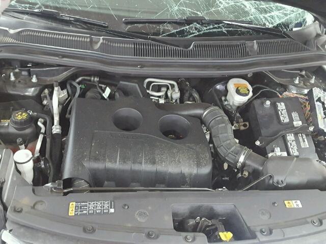 1FM5K8DH5GGA26556 - 2016 FORD EXPLORER X BLACK photo 7