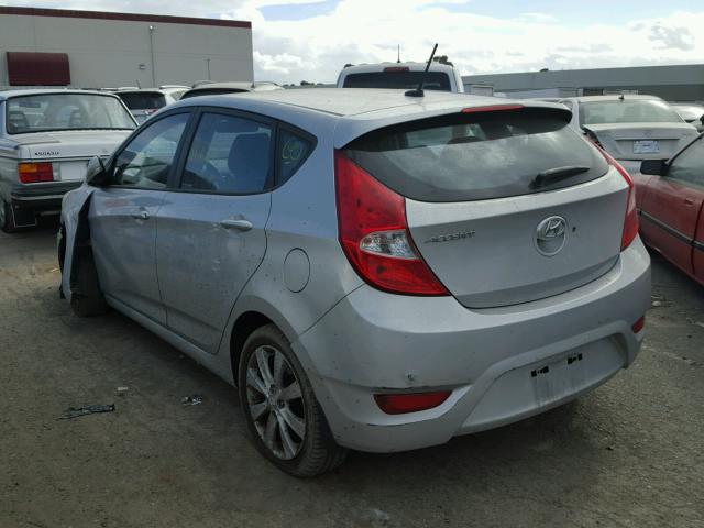 KMHCU5AE2DU097138 - 2013 HYUNDAI ACCENT GLS GRAY photo 3