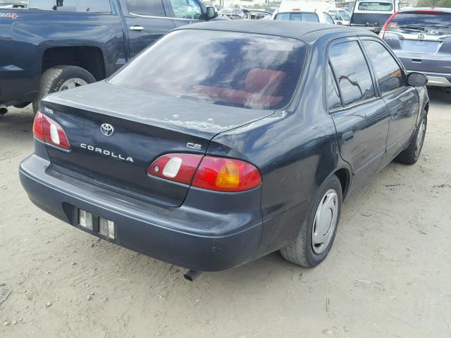 1NXBR12E3YZ411440 - 2000 TOYOTA COROLLA VE BLACK photo 4