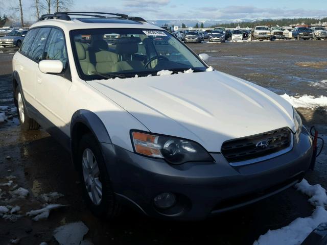 4S4BP62C856342410 - 2005 SUBARU LEGACY OUT WHITE photo 1